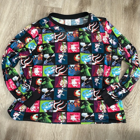 Disney Tops - Disney Parks Nightmare Before Christmas Mesh Top w/Cami - Women’s Size 1X - NBC
